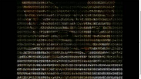 acii binary characters image html webpage