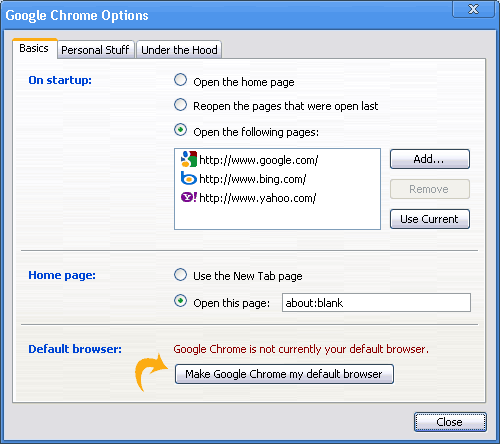 chrome-default-browser