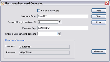 download generate 20 character password