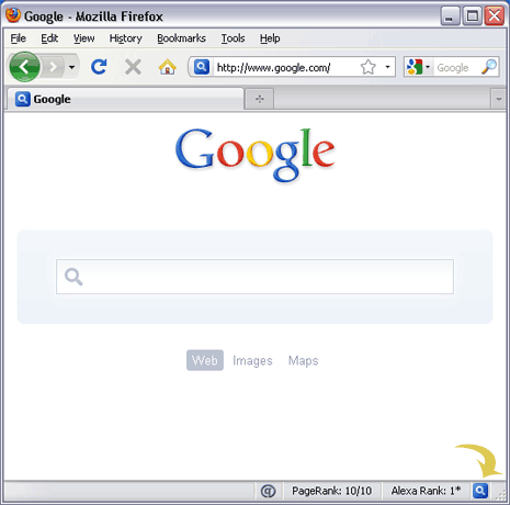 google search bar firefox