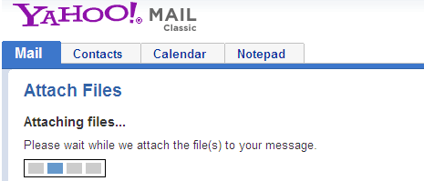 yahoo mail max attachment size