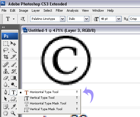 r trademark symbol photoshop file