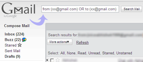 How do you sort by sender in Gmail?