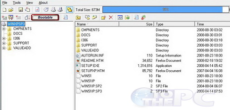 open windows xp ISO with magic ISo