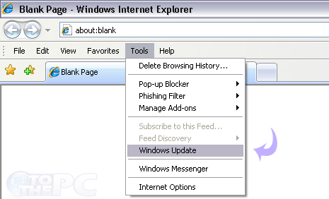 update internet explorer