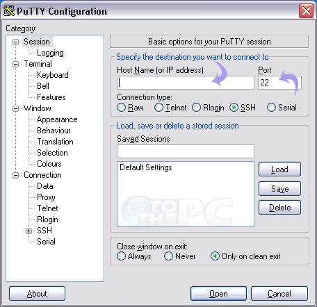 putty ssh key setup