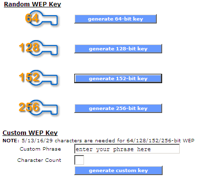 How to generate strong WEP key