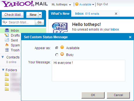 download yahoo text messaging