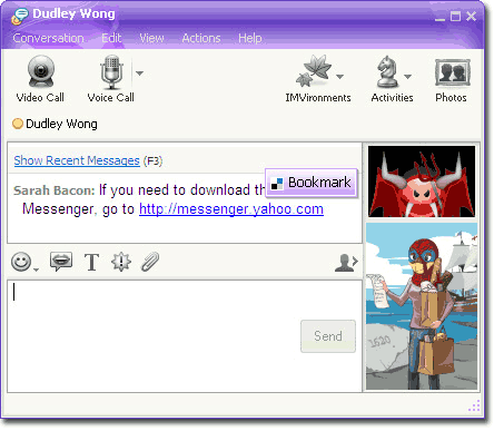 Yahoo Website Chat