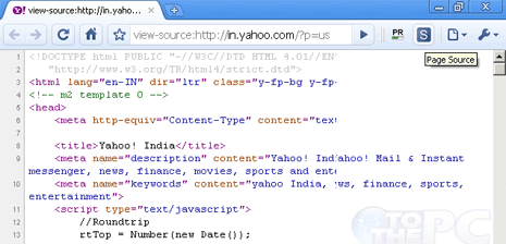 chrome for mac view source