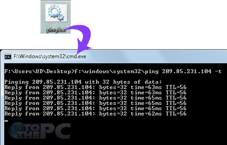 batch file if ping