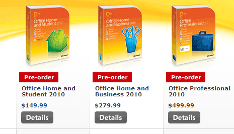 cost of microsoft office for mac