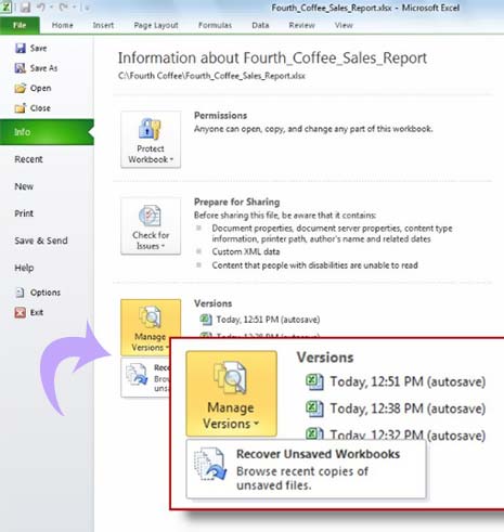 How to recover unsaved MS Office files