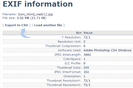 online exif tool