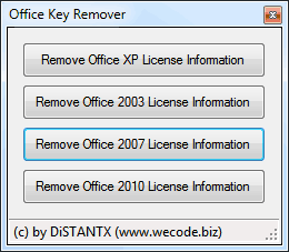 change product key for office 2007