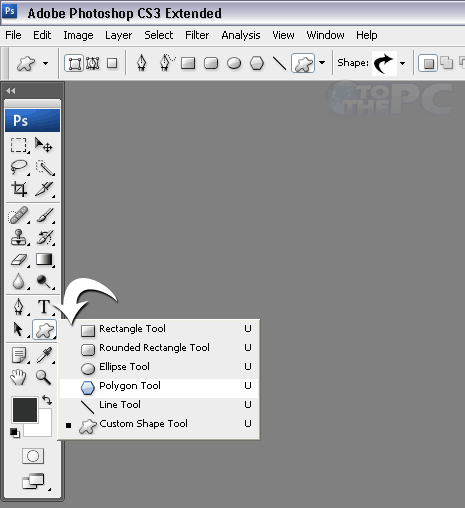 adobe photoshop cs3 shapes