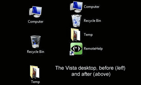 Double Desktop Icons Vista