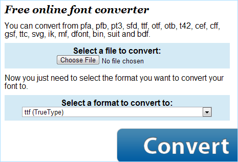 конвертер шрифтов онлайн