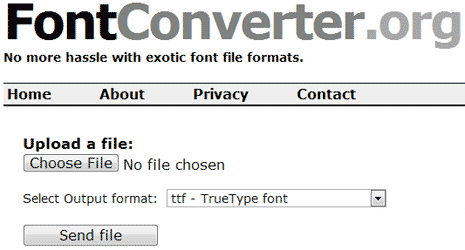 free online font converter ttf to ttf