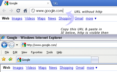 edit url address bar