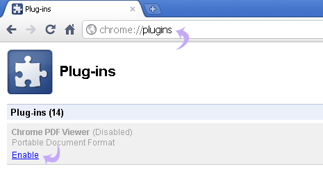 chrome adobe pdf plugin missing