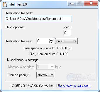 dummy file windows FileFiller +Активация Скачать бесплатно без регистрации X64