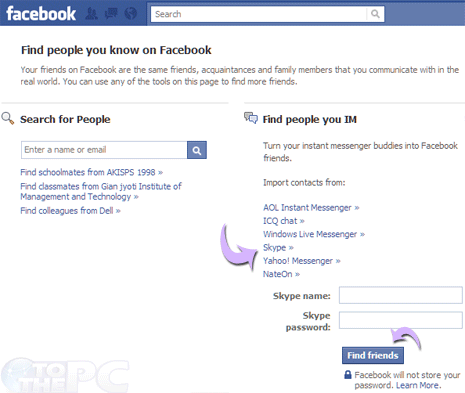 facebook login friends. Open Find Friends page on Facebook. Login into your Facebook account.