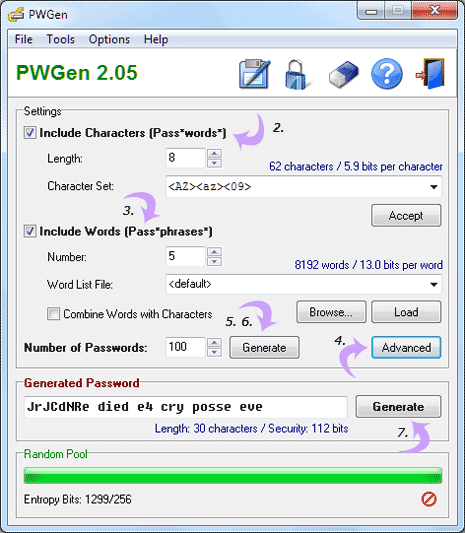 download 2 word password generator