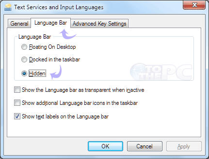 text services and input languages