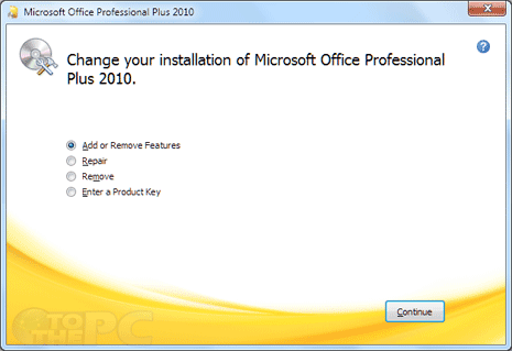 remove office tool