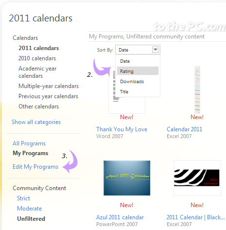 Click here to browse collection of 2011 calendar templates that can be 