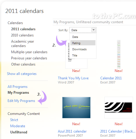 microsoft word 2011 calendar template