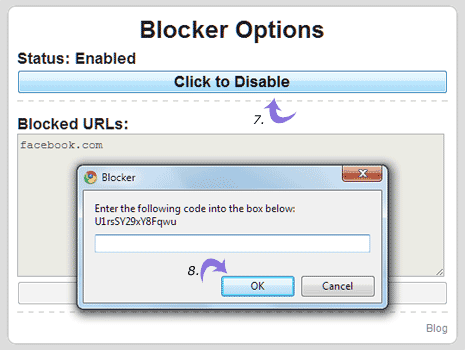google website blocker
