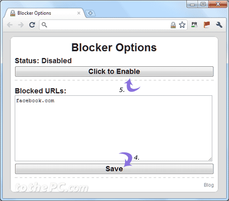 website blocker chrome