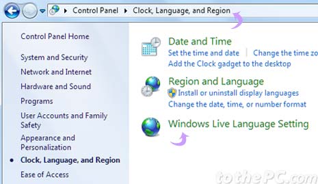 how to change windows live family safety