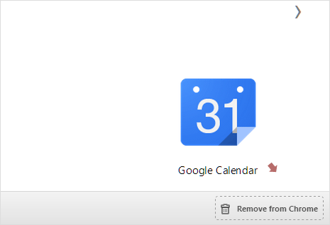 delete google chrome app