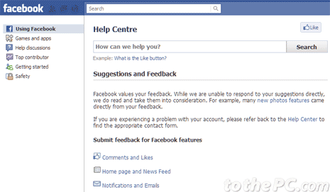 How To Contact Facebook Support For Feedback