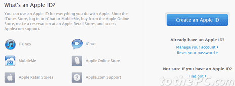 How to create Apple ID account