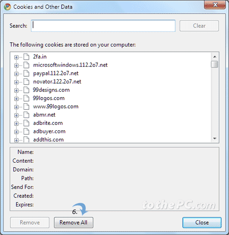 google chrome clear cache and cookies shortcut