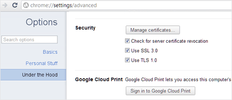 bring chrome cloud printer online