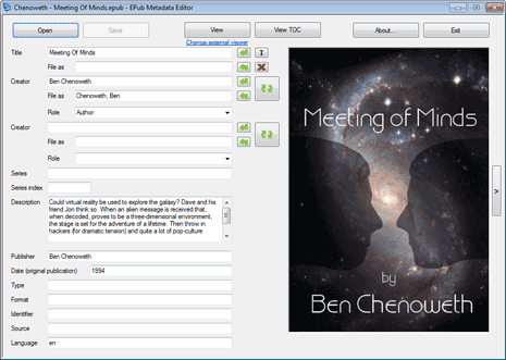 epub metadata editor mac os x free