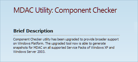 download mdac version 6.1.7600.16385