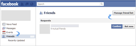 facebook friends list order alphabetical