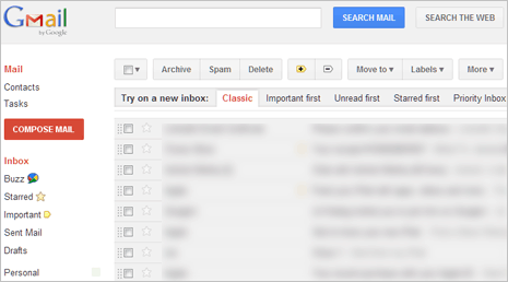 how do i clear unread mail in my inbox gmail