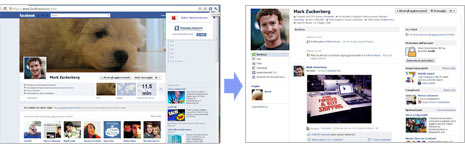 facebook profile timeline layout