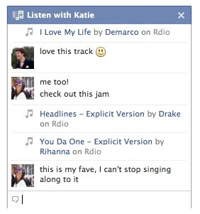 facebook symbols music