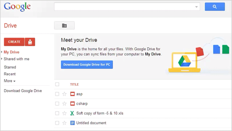 google drive desktop app setup