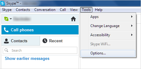 skype how to change skype language settings