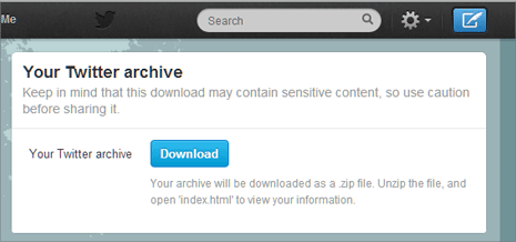 twitter archive
