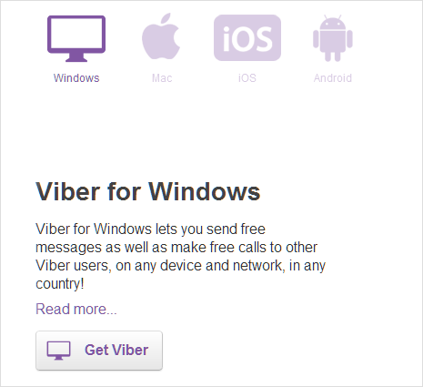 download viber software on windows pc